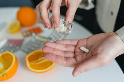 An online doctor refilling medication on time