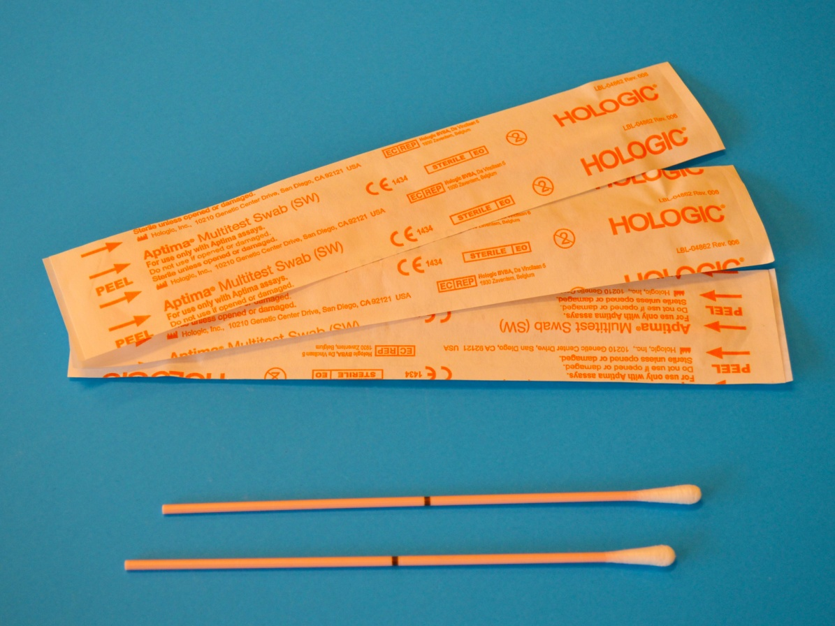 A swab for texting STIs
