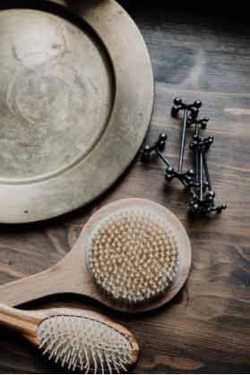 hair brushes with natural fibers